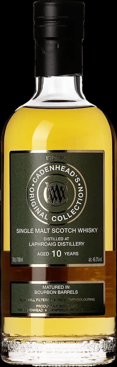 Laphroaig, Bourbon Barrels, Cadenhead 10 Years Old, 2015, Flaska, 700 ml