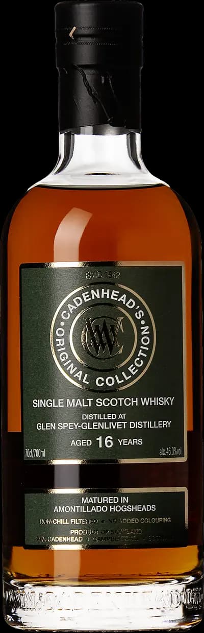 Glen Spey - Glenlivet, Amontillado Cask Finish Cadenhead 16 Years Old, Flaska, 700 ml