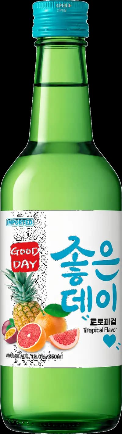 Good Day, Tropical Soju, Flaska, 350 ml