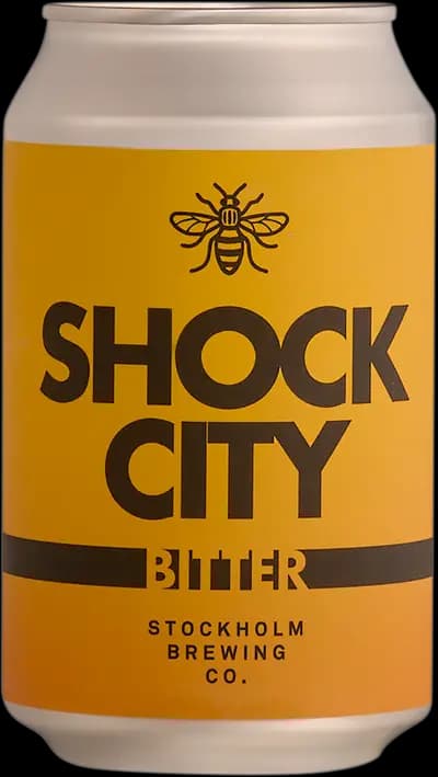 Stockholm Brewing, Shock City Bitter, Burk, 330 ml
