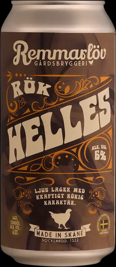 Remmarlöv Gårdsbryggeri, Rökhelles, Burk, 440 ml