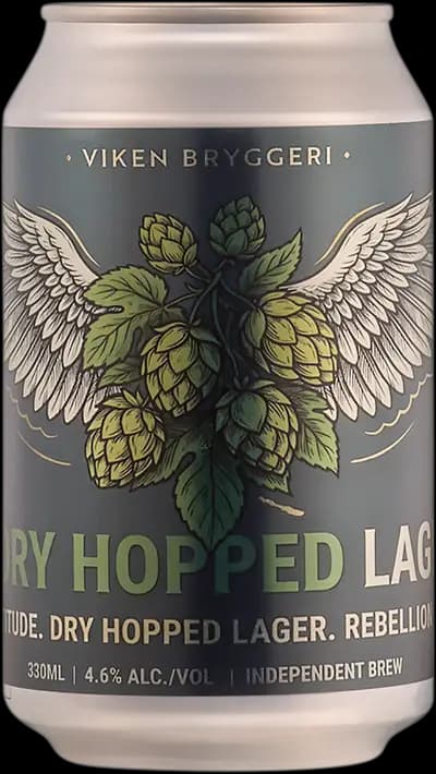 Viken Bryggeri, Dry Hopped Lager, Burk, 330 ml