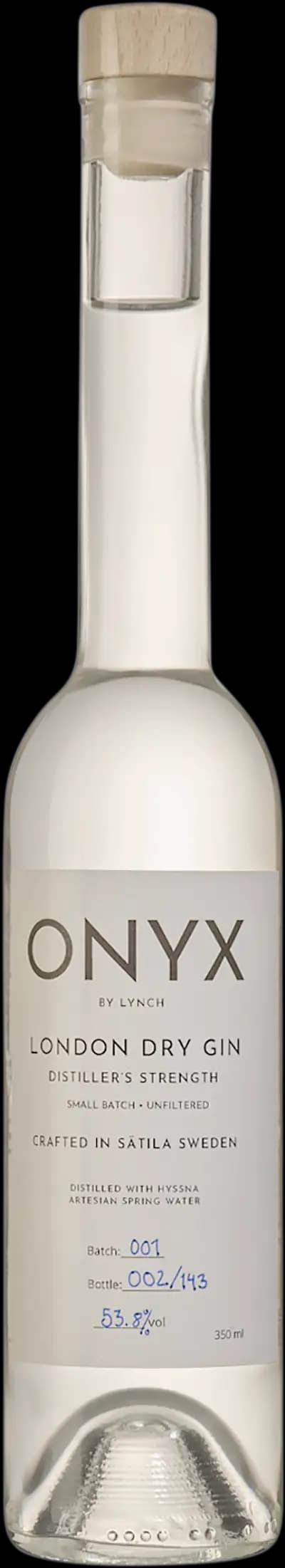 Onyx By Lynch, London Dry Gin, Flaska, 350 ml