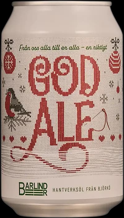 BarlindBeer, God Ale, Burk, 330 ml