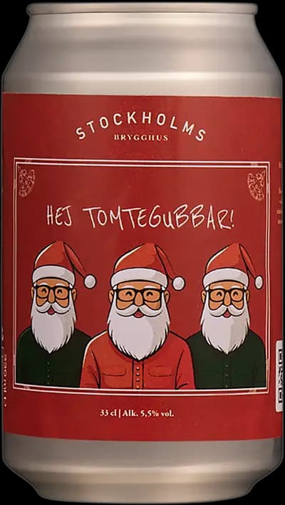 Berretto Brewing, Hej Tomtegubbar, Burk, 330 ml