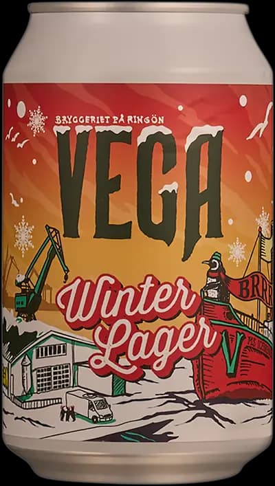 Vega Bryggeri, Winter Lager, Burk, 330 ml