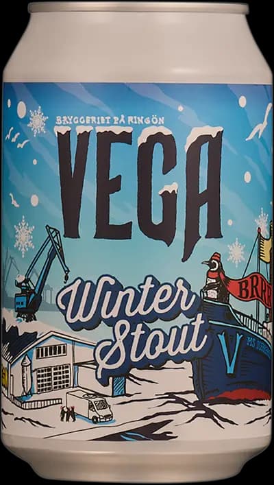 Vega Bryggeri, Winter Stout, Burk, 330 ml