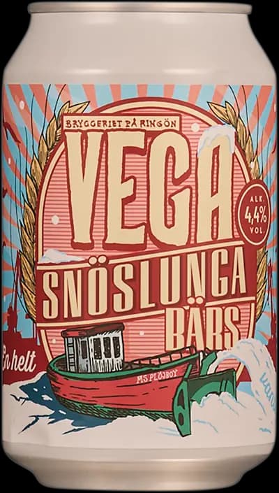 Vega Bryggeri, Snöslungabärs, Burk, 330 ml