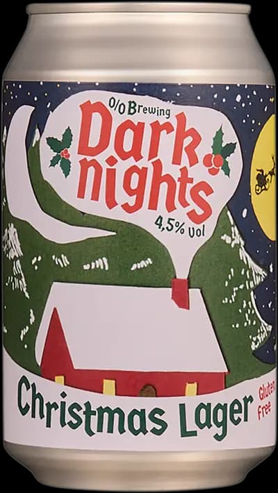 O/O Brewing, Dark Nights Christmas Lager, Burk, 330 ml