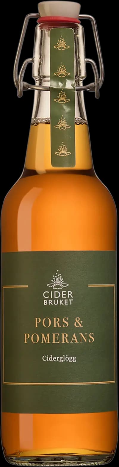 Ciderbruket, Pors & Pomerans Ciderglögg, Flaska, 500 ml