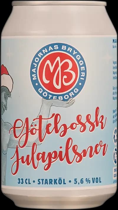 Majornas Bryggeri, Götebossk Julapilsner, Burk, 330 ml
