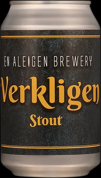 En Aleigen Brewery, Verkligen Stout, Burk, 330 ml