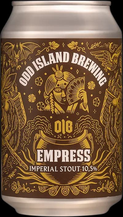 Odd Island Brewing, Empress Imperial Stout, Burk, 330 ml