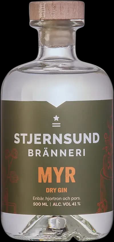 Stjernsund Brygghus, MYR dry gin, Flaska, 500 ml