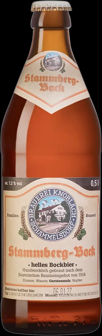 Brauerei Knoblach Schammelsdorf, Knoblach Stammberg Bock, Flaska, 500 ml
