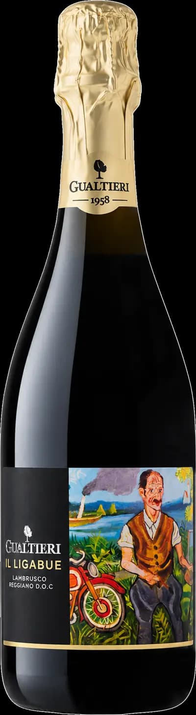 Gualtieri Il Ligabue, Lambrusco Reggiano, Flaska, 750 ml
